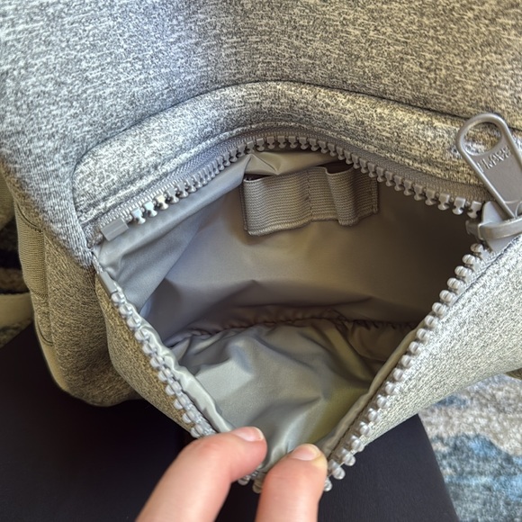 Dagne Dover Medium Dakota Neoprene Backpack in Heather Grey - Picture 3 of 9